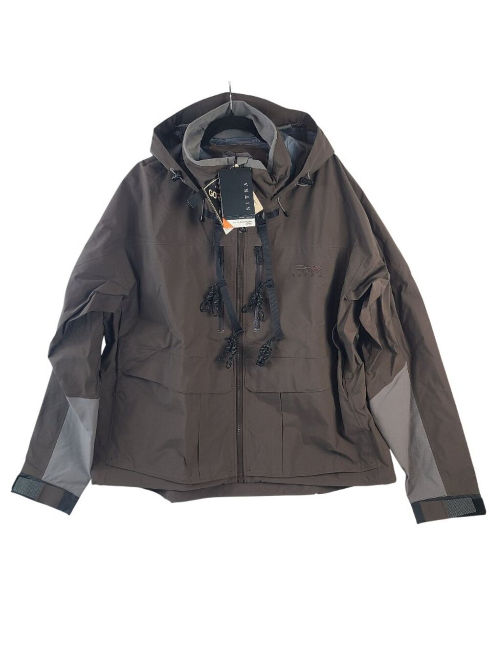 NEW Sitka Men's Delta Pro Wading Jacket Sz XXL Gore-Tex Waterproof Brown Earth